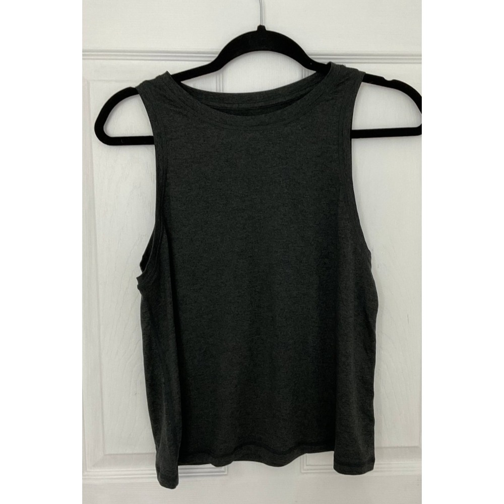 Athleta Tank Top Women's Small Gray Pullover Sleeveless Round Neck Classic